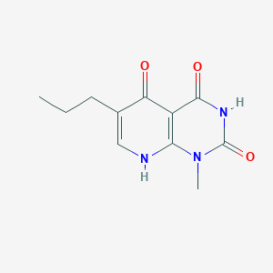 molecular formula C11H13N3O3 B2768282 5-Hydroxy-1-methyl-6-propylpyrido[2,3-d]pyrimidine-2,4(1H,3H)-dione CAS No. 2095409-77-9
