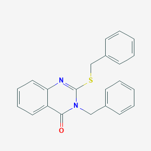 molecular formula C22H18N2OS B276829 3-Benzyl-2-benzylsulfanyl-3H-quinazolin-4-one 