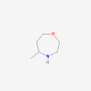 molecular formula C6H13NO B2768297 5-甲基-1,4-氧杂螺[4.4]壬烷 CAS No. 1246494-21-2