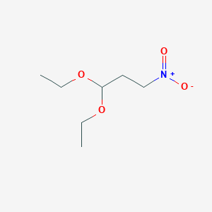 molecular formula C7H15NO4 B027683 1,1-Diethoxy-3-nitropropane CAS No. 107833-73-8