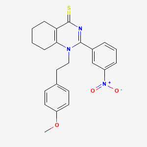 1-(4-methoxyphenethyl)-2-(3-nitrophenyl)-5,6,7,8-tetrahydroquinazoline-4(1H)-thione