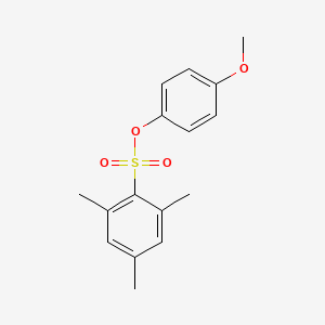 molecular formula C16H18O4S B2768310 4-Methoxyphenyl 2,4,6-trimethylbenzenesulfonate CAS No. 1386330-18-2