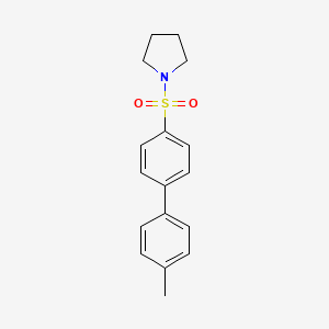 1-({4'-Methyl-[1,1'-biphenyl]-4-yl}sulfonyl)pyrrolidine