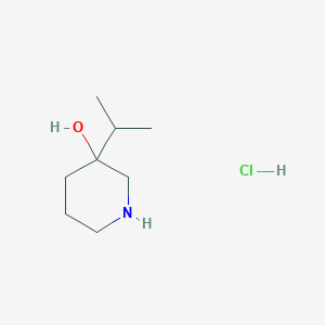 3-Isopropylpiperidin-3-ol hydrochloride