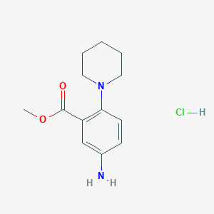 Methyl 5-amino-2-(piperidin-1-yl)benzoate hydrochloride