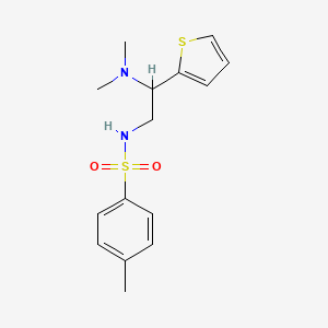 N-(2-(dimethylamino)-2-(thiophen-2-yl)ethyl)-4-methylbenzenesulfonamide