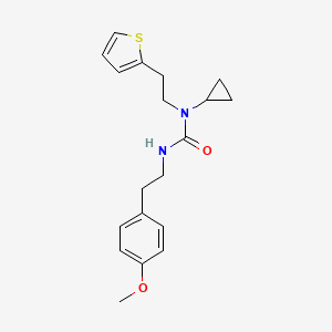 1-Cyclopropyl-3-(4-methoxyphenethyl)-1-(2-(thiophen-2-yl)ethyl)urea