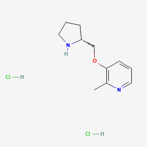 2-methyl-3-(2-(R)-pyrrolidinylmethoxy)pyridine dihydrochloride