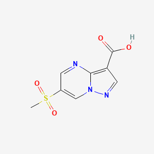 6-Methylsulfonylpyrazolo[1,5-a]pyrimidine-3-carboxylic acid