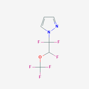 1-[1,1,2-Trifluoro-2-(trifluoromethoxy)ethyl]pyrazole