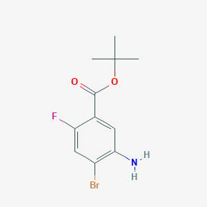 tert-Butyl 5-amino-4-bromo-2-fluorobenzoate
