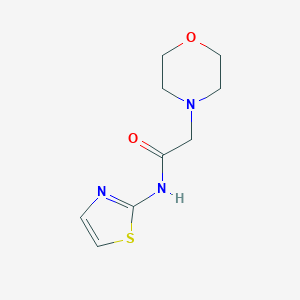 molecular formula C9H13N3O2S B276846 2-morpholin-4-yl-N-(1,3-thiazol-2-yl)acetamide 