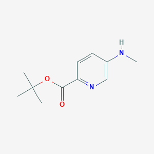 molecular formula C11H16N2O2 B2768463 Tert-butyl 5-(methylamino)pyridine-2-carboxylate CAS No. 2248414-74-4