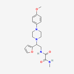 N'-[2-(furan-2-yl)-2-[4-(4-methoxyphenyl)piperazin-1-yl]ethyl]-N-methylethanediamide