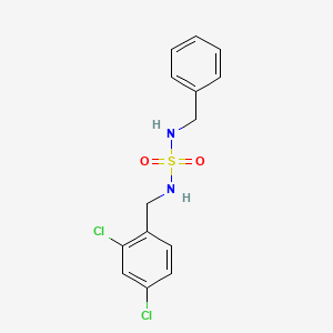 molecular formula C14H14Cl2N2O2S B2768469 N-benzyl-N'-(2,4-dichlorobenzyl)sulfamide CAS No. 478261-07-3