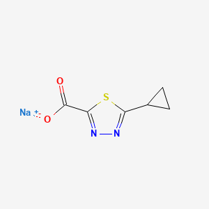 SODIUM 5-CYCLOPROPYL-1,3,4-THIADIAZOLE-2-CARBOXYLATE