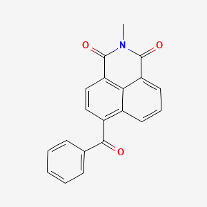 molecular formula C20H13NO3 B2768478 6-benzoyl-2-methyl-1H-benzo[de]isoquinoline-1,3(2H)-dione CAS No. 331677-29-3