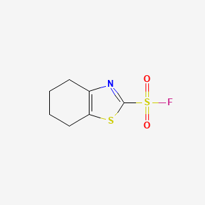 molecular formula C7H8FNO2S2 B2768479 4,5,6,7-Tetrahydrobenzo[d]thiazole-2-sulfonyl fluoride CAS No. 2193067-47-7