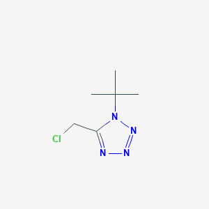 molecular formula C6H11ClN4 B2768498 1-叔丁基-5-(氯甲基)-1H-1,2,3,4-四氮唑 CAS No. 75470-92-7