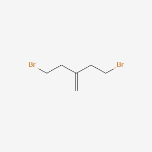 molecular formula C6H10Br2 B2768515 1,5-二溴-3-亚甲基戊烷 CAS No. 1648711-86-7