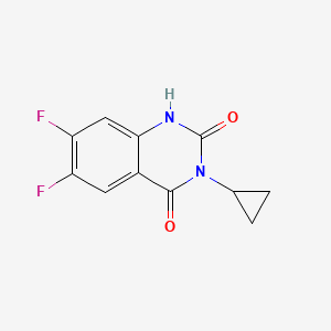 3-Cyclopropyl-6,7-difluoro-1H-quinazoline-2,4-dione