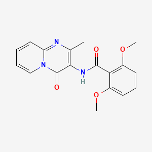 2,6-dimethoxy-N-(2-methyl-4-oxopyrido[1,2-a]pyrimidin-3-yl)benzamide