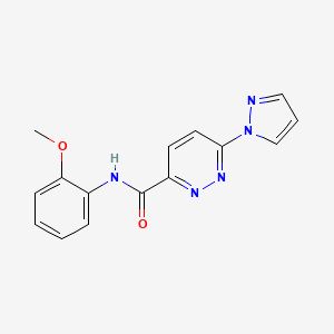 N-(2-methoxyphenyl)-6-(1H-pyrazol-1-yl)pyridazine-3-carboxamide