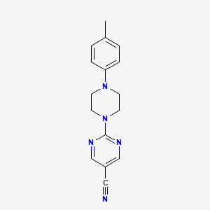 2-[4-(4-Methylphenyl)piperazin-1-yl]pyrimidine-5-carbonitrile