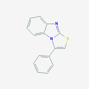 molecular formula C15H10N2S B276860 3-Phenyl[1,3]thiazolo[3,2-a]benzimidazole 