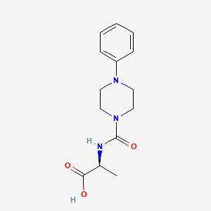 N-[(4-Phenylpiperazin-1-yl)carbonyl]-l-alanine