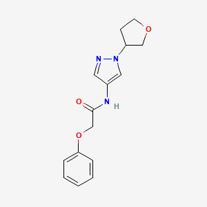 2-phenoxy-N-(1-(tetrahydrofuran-3-yl)-1H-pyrazol-4-yl)acetamide