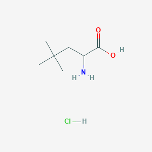molecular formula C7H16ClNO2 B2768655 2-Amino-4,4-dimethylpentanoic acid hydrochloride CAS No. 57224-48-3