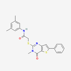 4-(3-cyclohexyl-3H-imidazo[4,5-b]pyridin-2-yl)-N-(3-methoxybenzyl)benzamide