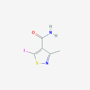 5-Iodo-3-methylisothiazole-4-carboxamide
