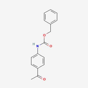 molecular formula C16H15NO3 B2768729 benzyl N-(4-acetylphenyl)carbamate CAS No. 72531-10-3