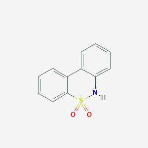 molecular formula C12H9NO2S B2768736 6~{h}-苯并[c][1,2]苯并噻嗪-5,5-二氧化物 CAS No. 1864-33-1