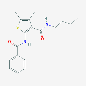2-(benzoylamino)-N-butyl-4,5-dimethyl-3-thiophenecarboxamide