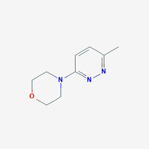 molecular formula C9H13N3O B276877 4-(6-Methyl-3-pyridazinyl)morpholine 