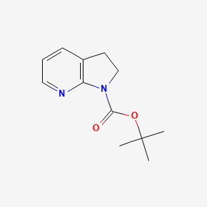 molecular formula C12H16N2O2 B2768852 tert-Butyl 2,3-dihydro-1H-pyrrolo[2,3-b]pyridine-1-carboxylate CAS No. 679392-21-3