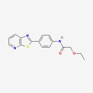 2-ethoxy-N-(4-(thiazolo[5,4-b]pyridin-2-yl)phenyl)acetamide