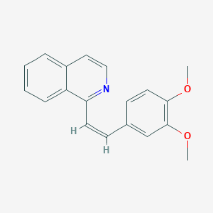 1-[2-(3,4-Dimethoxyphenyl)vinyl]isoquinoline