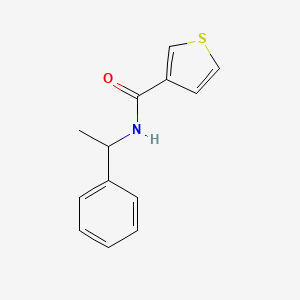 molecular formula C13H13NOS B2768932 N-(2-phenylethyl)-3-thienylformamide CAS No. 1026403-23-5
