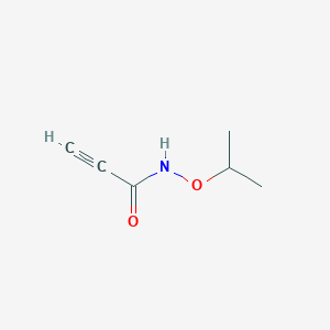 molecular formula C6H9NO2 B2768938 N-Propan-2-yloxyprop-2-ynamide CAS No. 1874550-40-9