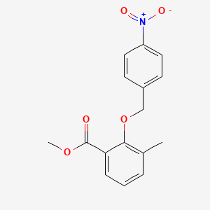 Methyl 3-methyl-2-[(4-nitrophenyl)methoxy]benzoate