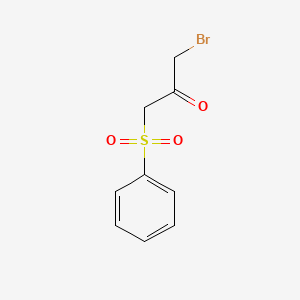 molecular formula C9H9BrO3S B2769011 1-(Benzenesulfonyl)-3-bromopropan-2-one CAS No. 60156-13-0