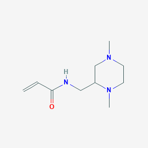 molecular formula C10H19N3O B2769020 N-[(1,4-dimethylpiperazin-2-yl)methyl]prop-2-enamide CAS No. 1343137-61-0