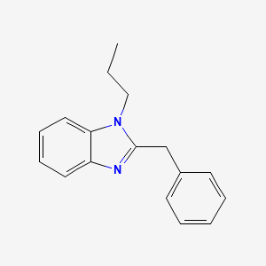 molecular formula C17H18N2 B2769022 2-Benzyl-1-propylbenzimidazole CAS No. 65202-75-7