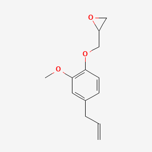 molecular formula C13H16O3 B2769038 2-[(4-烯丙基-2-甲氧基苯氧基)甲基]环氧乙烷 CAS No. 36014-34-3