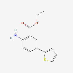 Ethyl 2-amino-5-thiophen-2-ylbenzoate