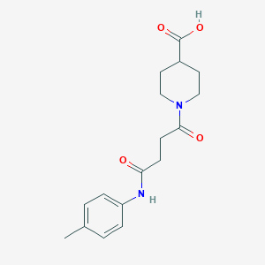 1-{4-[(4-Methylphenyl)amino]-4-oxobutanoyl}piperidine-4-carboxylic acid